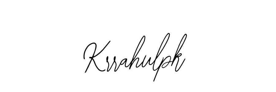 Make a beautiful signature design for name Krrahulpk. With this signature (Bearetta-2O07w) style, you can create a handwritten signature for free. Krrahulpk signature style 12 images and pictures png