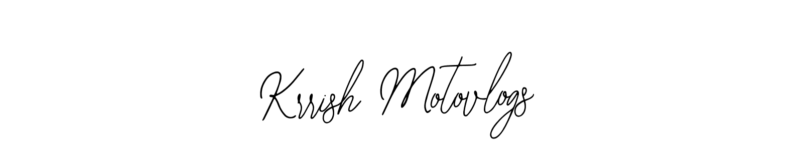 Make a beautiful signature design for name Krrish Motovlogs. Use this online signature maker to create a handwritten signature for free. Krrish Motovlogs signature style 12 images and pictures png