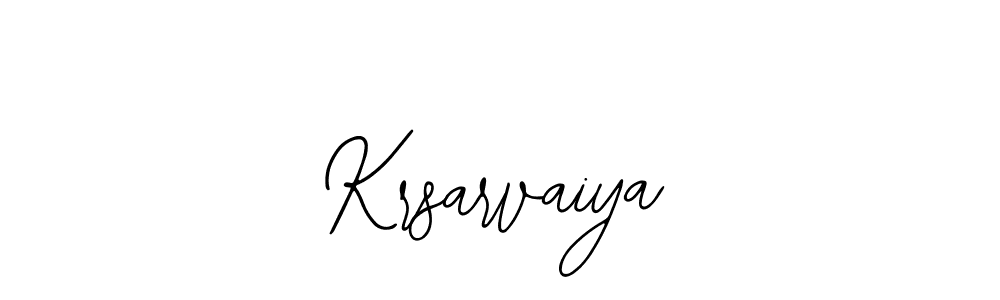 Also You can easily find your signature by using the search form. We will create Krsarvaiya name handwritten signature images for you free of cost using Bearetta-2O07w sign style. Krsarvaiya signature style 12 images and pictures png