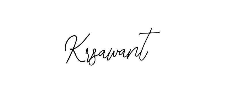 Make a beautiful signature design for name Krsawant. With this signature (Bearetta-2O07w) style, you can create a handwritten signature for free. Krsawant signature style 12 images and pictures png