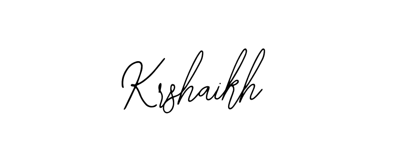 How to make Krshaikh signature? Bearetta-2O07w is a professional autograph style. Create handwritten signature for Krshaikh name. Krshaikh signature style 12 images and pictures png