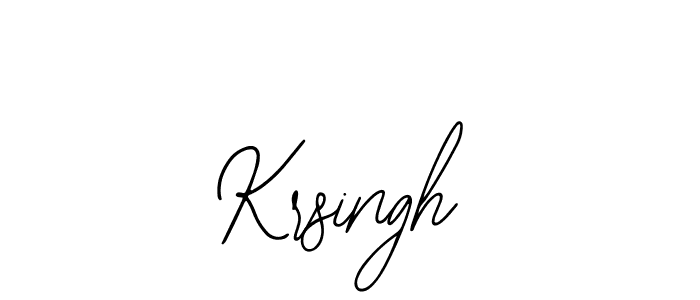 Make a beautiful signature design for name Krsingh. With this signature (Bearetta-2O07w) style, you can create a handwritten signature for free. Krsingh signature style 12 images and pictures png