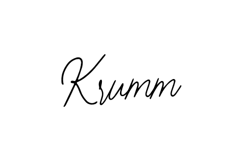 Design your own signature with our free online signature maker. With this signature software, you can create a handwritten (Bearetta-2O07w) signature for name Krumm. Krumm signature style 12 images and pictures png