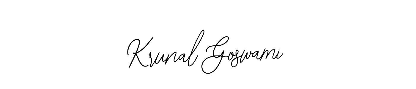 It looks lik you need a new signature style for name Krunal Goswami. Design unique handwritten (Bearetta-2O07w) signature with our free signature maker in just a few clicks. Krunal Goswami signature style 12 images and pictures png