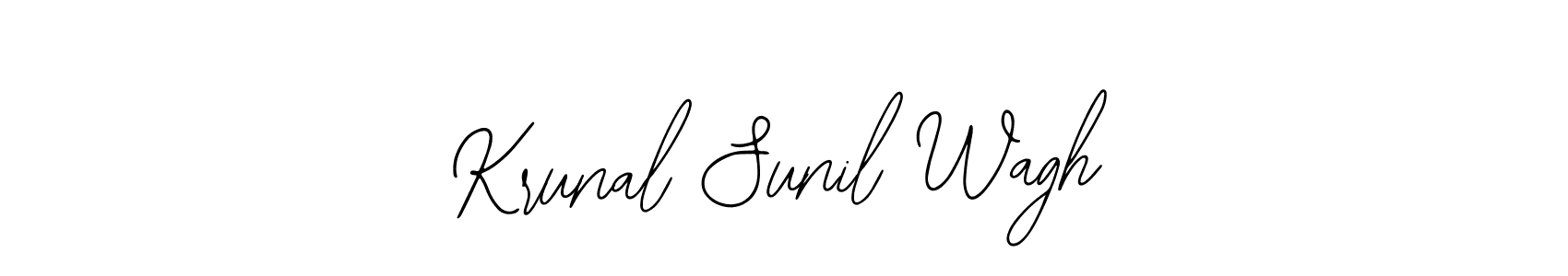 Here are the top 10 professional signature styles for the name Krunal Sunil Wagh. These are the best autograph styles you can use for your name. Krunal Sunil Wagh signature style 12 images and pictures png