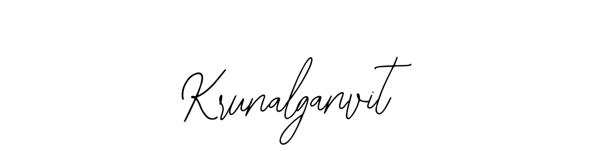 Make a beautiful signature design for name Krunalganvit. Use this online signature maker to create a handwritten signature for free. Krunalganvit signature style 12 images and pictures png