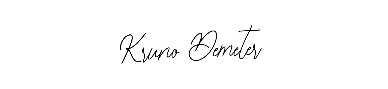 Similarly Bearetta-2O07w is the best handwritten signature design. Signature creator online .You can use it as an online autograph creator for name Kruno Demeter. Kruno Demeter signature style 12 images and pictures png