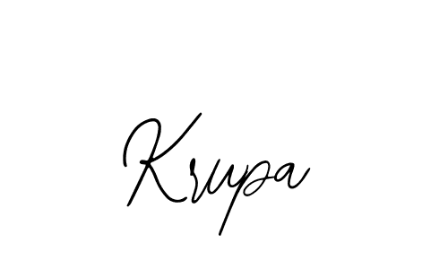 Design your own signature with our free online signature maker. With this signature software, you can create a handwritten (Bearetta-2O07w) signature for name Krupa. Krupa signature style 12 images and pictures png