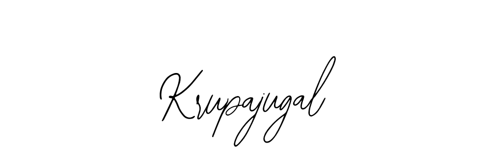 if you are searching for the best signature style for your name Krupajugal. so please give up your signature search. here we have designed multiple signature styles  using Bearetta-2O07w. Krupajugal signature style 12 images and pictures png