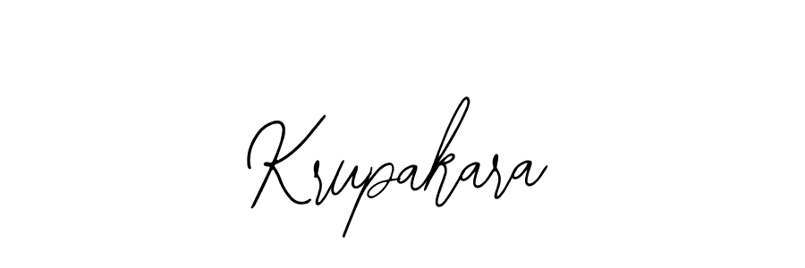 Use a signature maker to create a handwritten signature online. With this signature software, you can design (Bearetta-2O07w) your own signature for name Krupakara. Krupakara signature style 12 images and pictures png