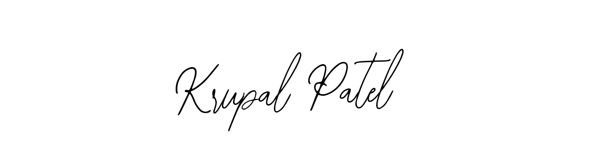 Also we have Krupal Patel name is the best signature style. Create professional handwritten signature collection using Bearetta-2O07w autograph style. Krupal Patel signature style 12 images and pictures png