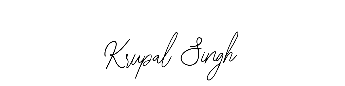 How to Draw Krupal Singh signature style? Bearetta-2O07w is a latest design signature styles for name Krupal Singh. Krupal Singh signature style 12 images and pictures png