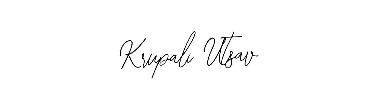 Also You can easily find your signature by using the search form. We will create Krupali Utsav name handwritten signature images for you free of cost using Bearetta-2O07w sign style. Krupali Utsav signature style 12 images and pictures png