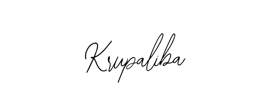 How to make Krupaliba signature? Bearetta-2O07w is a professional autograph style. Create handwritten signature for Krupaliba name. Krupaliba signature style 12 images and pictures png