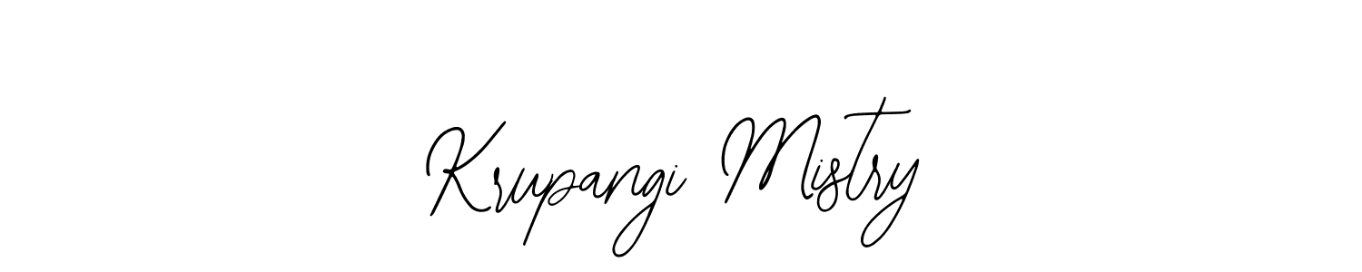 if you are searching for the best signature style for your name Krupangi Mistry. so please give up your signature search. here we have designed multiple signature styles  using Bearetta-2O07w. Krupangi Mistry signature style 12 images and pictures png