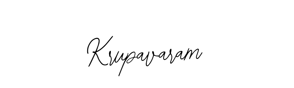 Also we have Krupavaram name is the best signature style. Create professional handwritten signature collection using Bearetta-2O07w autograph style. Krupavaram signature style 12 images and pictures png