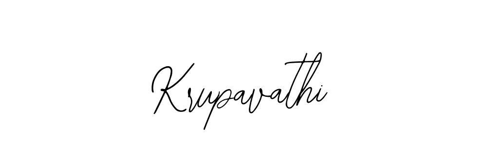 How to make Krupavathi signature? Bearetta-2O07w is a professional autograph style. Create handwritten signature for Krupavathi name. Krupavathi signature style 12 images and pictures png