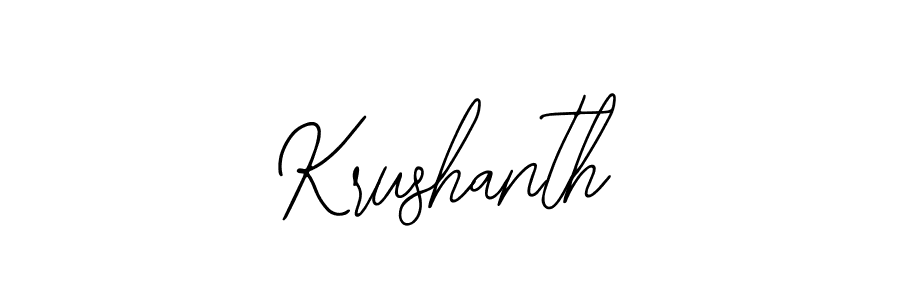 Create a beautiful signature design for name Krushanth. With this signature (Bearetta-2O07w) fonts, you can make a handwritten signature for free. Krushanth signature style 12 images and pictures png