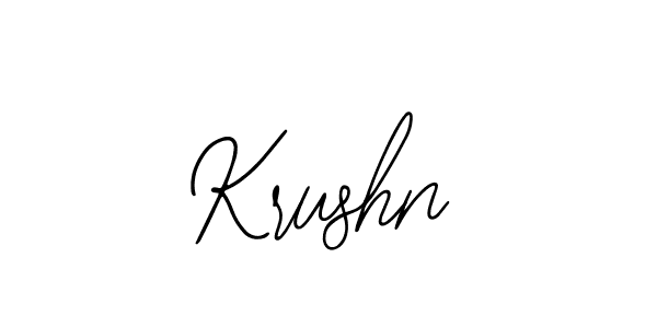 Make a beautiful signature design for name Krushn. With this signature (Bearetta-2O07w) style, you can create a handwritten signature for free. Krushn signature style 12 images and pictures png