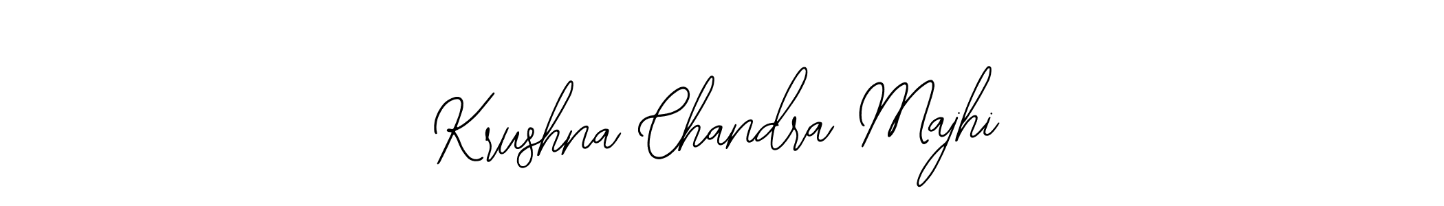 Also we have Krushna Chandra Majhi name is the best signature style. Create professional handwritten signature collection using Bearetta-2O07w autograph style. Krushna Chandra Majhi signature style 12 images and pictures png