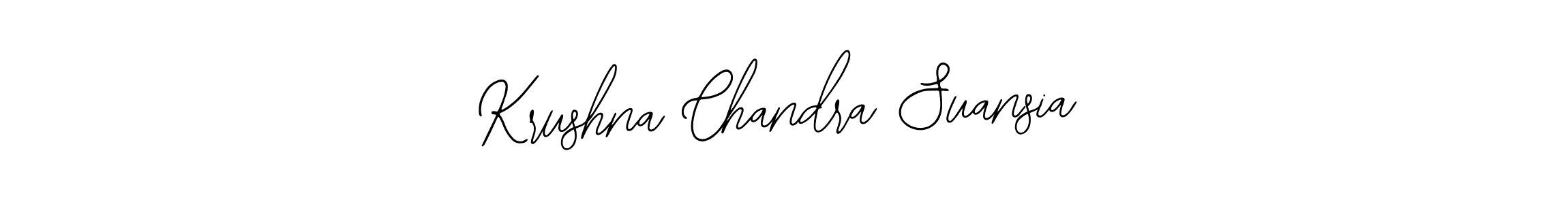 You can use this online signature creator to create a handwritten signature for the name Krushna Chandra Suansia. This is the best online autograph maker. Krushna Chandra Suansia signature style 12 images and pictures png