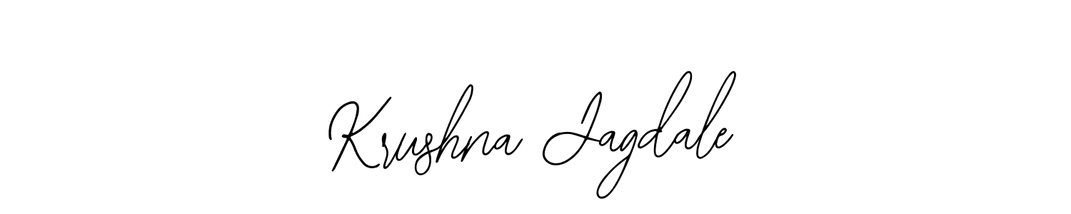 The best way (Bearetta-2O07w) to make a short signature is to pick only two or three words in your name. The name Krushna Jagdale include a total of six letters. For converting this name. Krushna Jagdale signature style 12 images and pictures png