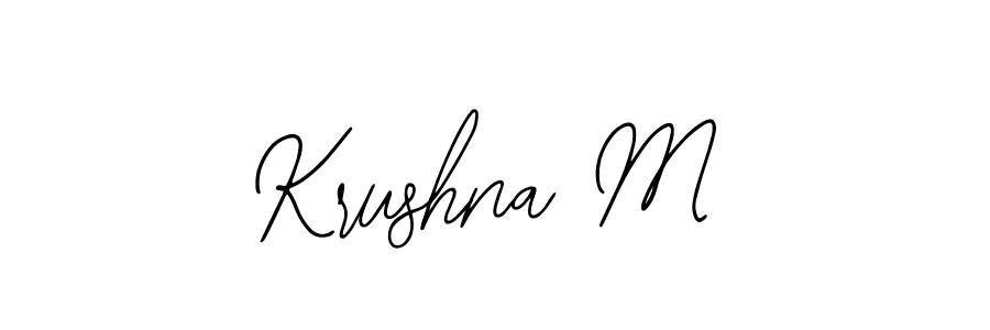 You can use this online signature creator to create a handwritten signature for the name Krushna M. This is the best online autograph maker. Krushna M signature style 12 images and pictures png