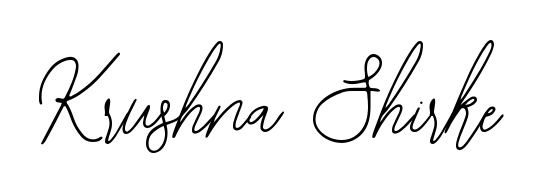 You should practise on your own different ways (Bearetta-2O07w) to write your name (Krushna Shirke) in signature. Don't let someone else do it for you. Krushna Shirke signature style 12 images and pictures png
