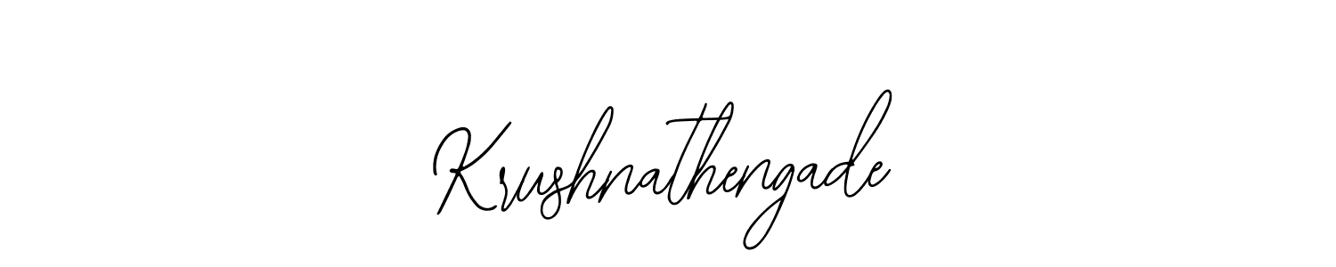 Also we have Krushnathengade name is the best signature style. Create professional handwritten signature collection using Bearetta-2O07w autograph style. Krushnathengade signature style 12 images and pictures png