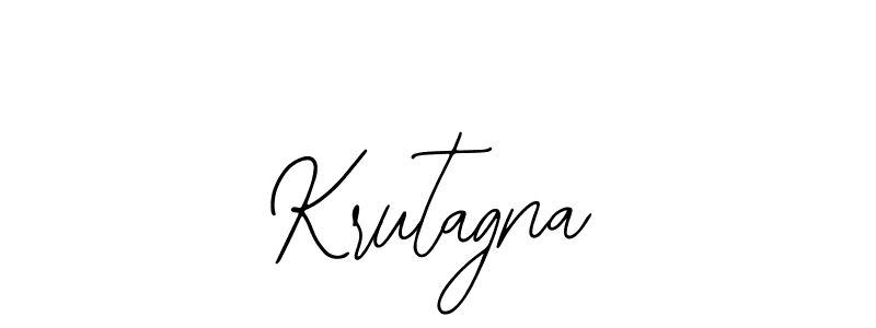 How to Draw Krutagna signature style? Bearetta-2O07w is a latest design signature styles for name Krutagna. Krutagna signature style 12 images and pictures png
