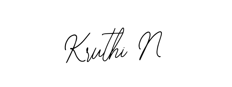 Create a beautiful signature design for name Kruthi N. With this signature (Bearetta-2O07w) fonts, you can make a handwritten signature for free. Kruthi N signature style 12 images and pictures png