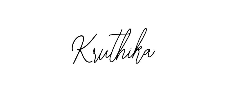 How to make Kruthika signature? Bearetta-2O07w is a professional autograph style. Create handwritten signature for Kruthika name. Kruthika signature style 12 images and pictures png