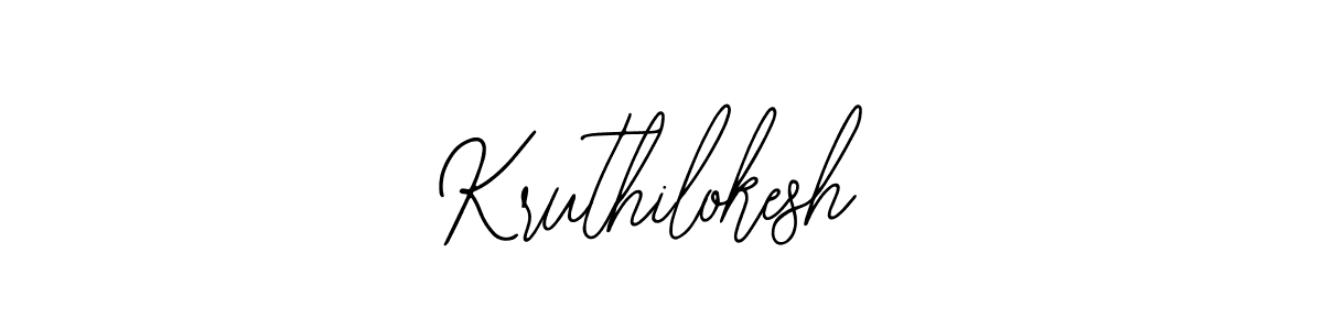 You should practise on your own different ways (Bearetta-2O07w) to write your name (Kruthilokesh) in signature. don't let someone else do it for you. Kruthilokesh signature style 12 images and pictures png