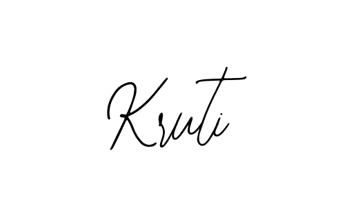 You should practise on your own different ways (Bearetta-2O07w) to write your name (Kruti) in signature. don't let someone else do it for you. Kruti signature style 12 images and pictures png