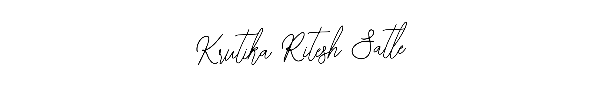 Also we have Krutika Ritesh Satle name is the best signature style. Create professional handwritten signature collection using Bearetta-2O07w autograph style. Krutika Ritesh Satle signature style 12 images and pictures png