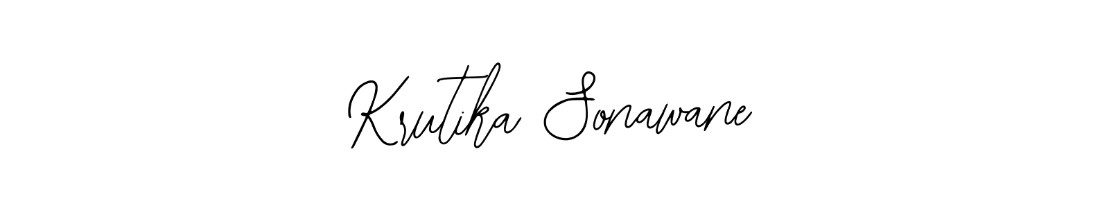 How to Draw Krutika Sonawane signature style? Bearetta-2O07w is a latest design signature styles for name Krutika Sonawane. Krutika Sonawane signature style 12 images and pictures png