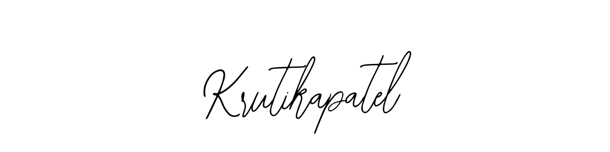 Bearetta-2O07w is a professional signature style that is perfect for those who want to add a touch of class to their signature. It is also a great choice for those who want to make their signature more unique. Get Krutikapatel name to fancy signature for free. Krutikapatel signature style 12 images and pictures png