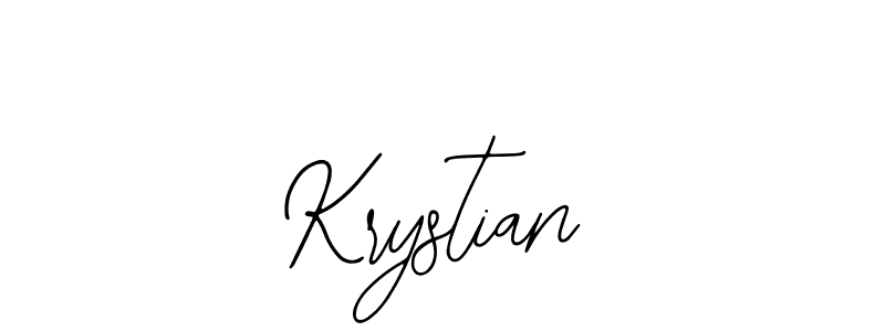 How to make Krystian name signature. Use Bearetta-2O07w style for creating short signs online. This is the latest handwritten sign. Krystian signature style 12 images and pictures png