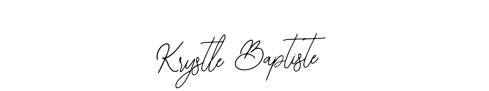 Bearetta-2O07w is a professional signature style that is perfect for those who want to add a touch of class to their signature. It is also a great choice for those who want to make their signature more unique. Get Krystle Baptiste name to fancy signature for free. Krystle Baptiste signature style 12 images and pictures png