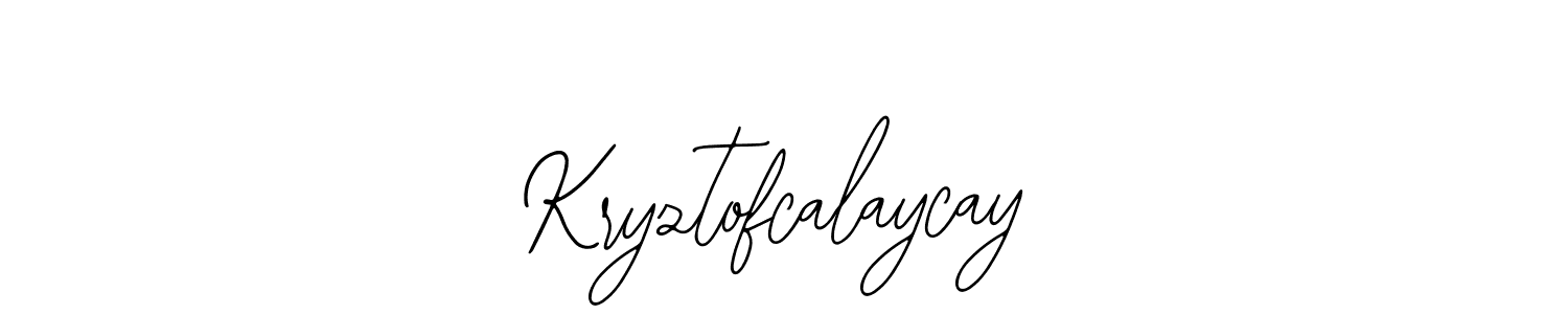 How to make Kryztofcalaycay name signature. Use Bearetta-2O07w style for creating short signs online. This is the latest handwritten sign. Kryztofcalaycay signature style 12 images and pictures png