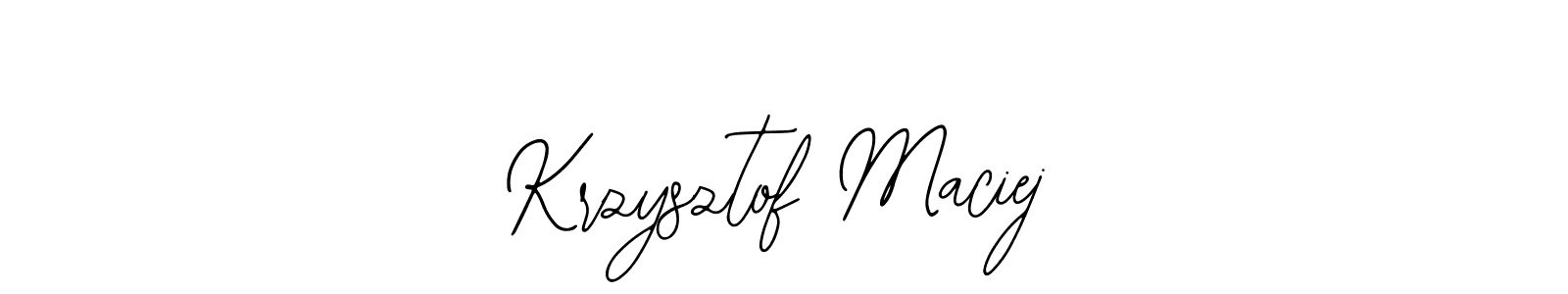 Also You can easily find your signature by using the search form. We will create Krzysztof Maciej name handwritten signature images for you free of cost using Bearetta-2O07w sign style. Krzysztof Maciej signature style 12 images and pictures png