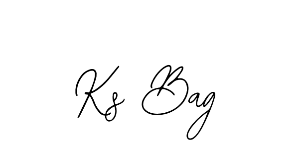 You should practise on your own different ways (Bearetta-2O07w) to write your name (Ks Bag) in signature. don't let someone else do it for you. Ks Bag signature style 12 images and pictures png