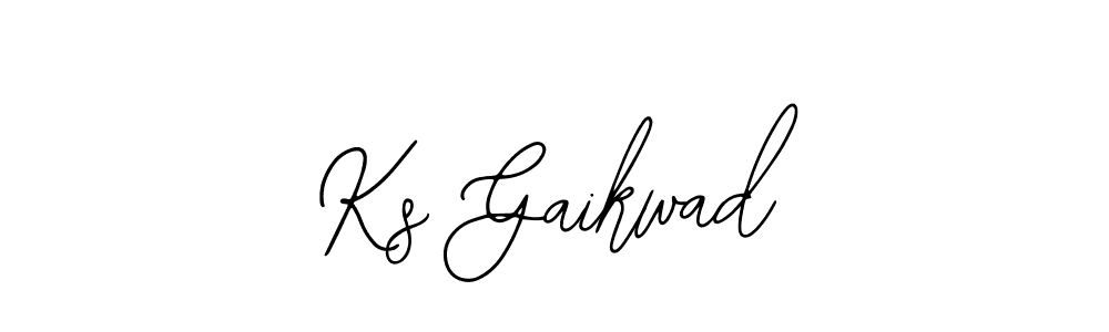 Make a beautiful signature design for name Ks Gaikwad. With this signature (Bearetta-2O07w) style, you can create a handwritten signature for free. Ks Gaikwad signature style 12 images and pictures png
