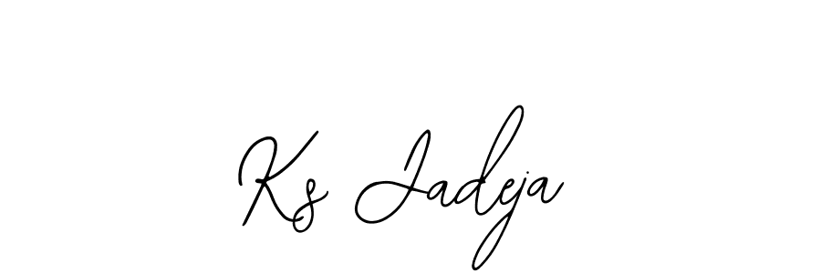 Also we have Ks Jadeja name is the best signature style. Create professional handwritten signature collection using Bearetta-2O07w autograph style. Ks Jadeja signature style 12 images and pictures png