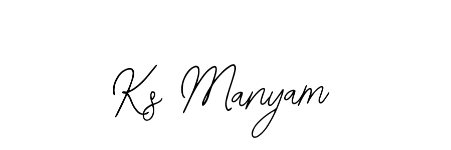 How to Draw Ks Manyam signature style? Bearetta-2O07w is a latest design signature styles for name Ks Manyam. Ks Manyam signature style 12 images and pictures png