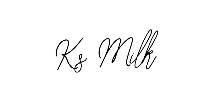 Best and Professional Signature Style for Ks Milk. Bearetta-2O07w Best Signature Style Collection. Ks Milk signature style 12 images and pictures png