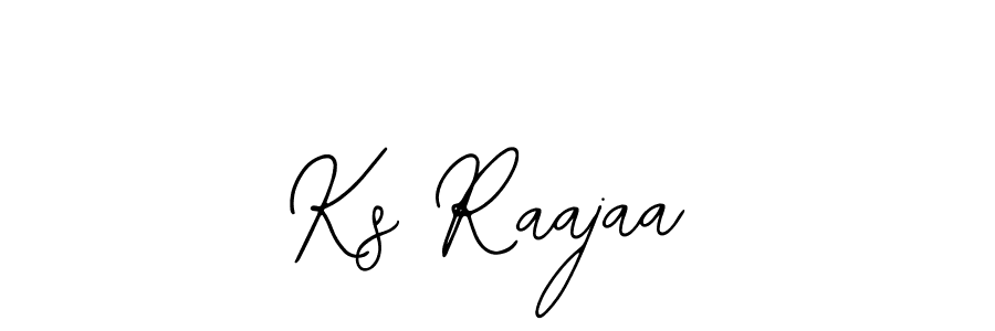 How to make Ks Raajaa signature? Bearetta-2O07w is a professional autograph style. Create handwritten signature for Ks Raajaa name. Ks Raajaa signature style 12 images and pictures png