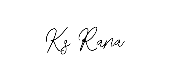 Design your own signature with our free online signature maker. With this signature software, you can create a handwritten (Bearetta-2O07w) signature for name Ks Rana. Ks Rana signature style 12 images and pictures png