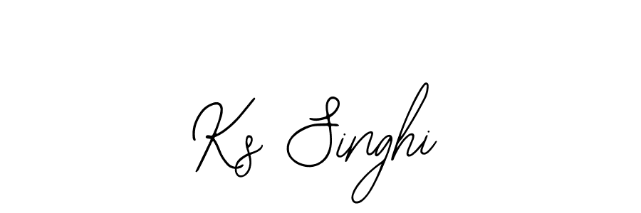 The best way (Bearetta-2O07w) to make a short signature is to pick only two or three words in your name. The name Ks Singhi include a total of six letters. For converting this name. Ks Singhi signature style 12 images and pictures png