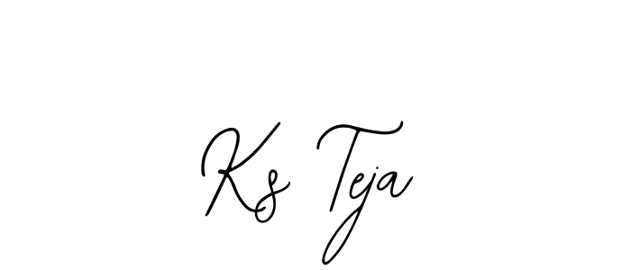 Make a short Ks Teja signature style. Manage your documents anywhere anytime using Bearetta-2O07w. Create and add eSignatures, submit forms, share and send files easily. Ks Teja signature style 12 images and pictures png